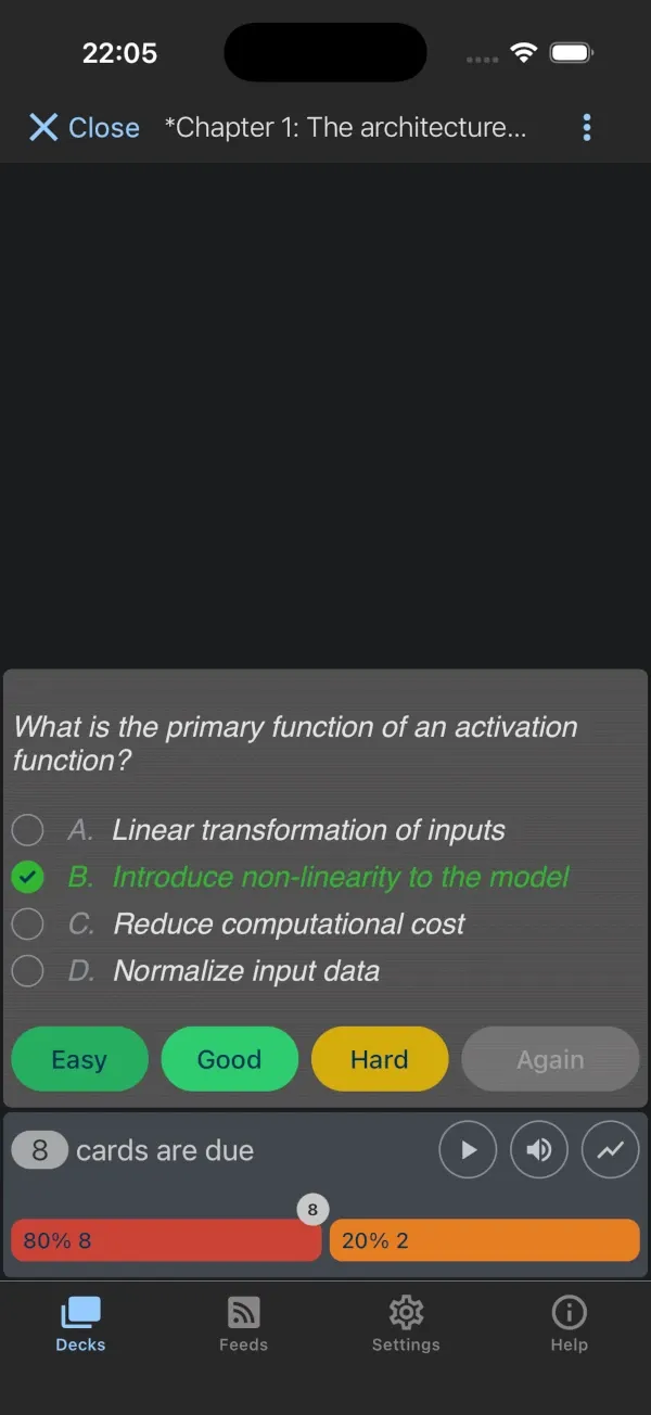 Was it easy or hard? We adjust to you
